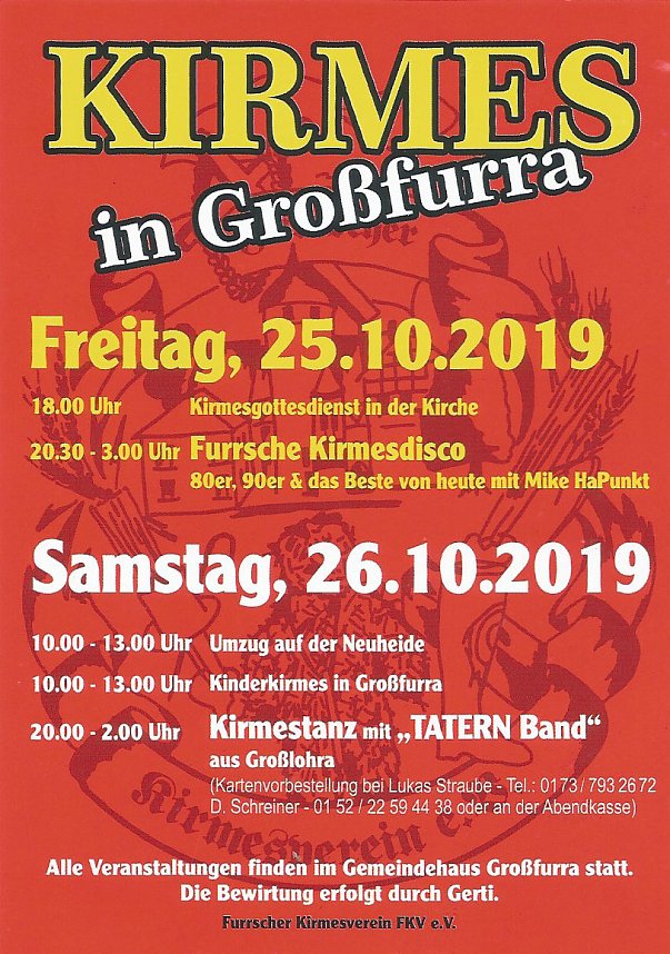 Kirmes in Gro&szlig;furra