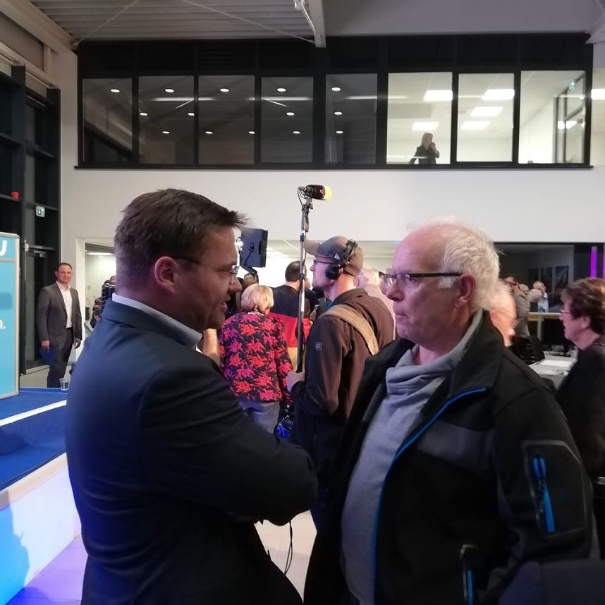 Redefeuerwerk mit Friedrich Merz und Mike Mohring in Nordhausen