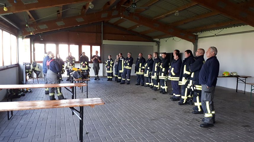 Ausbildungssamstag der Feuerwehren im Bereich Artern
