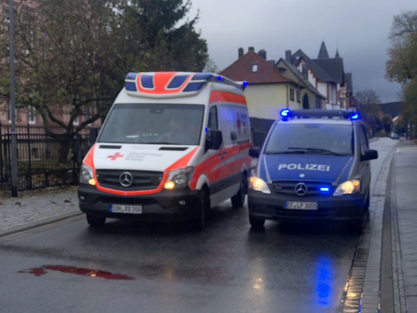 Unfall am Morgen in Sondershausen