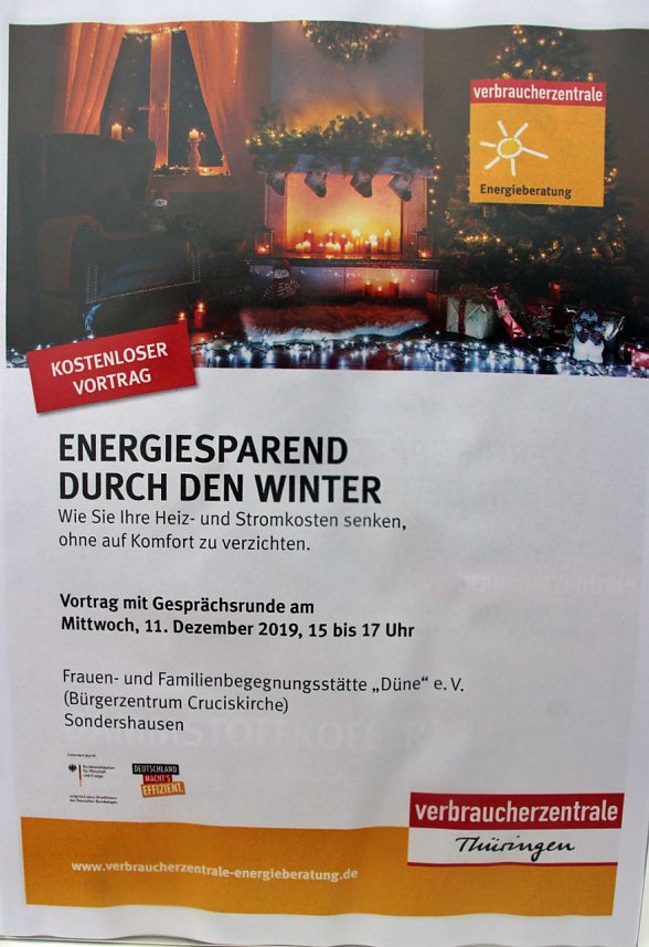 Drei Millionen Kilowattstunden Energie im Kyffh&auml;userkreis eingespart