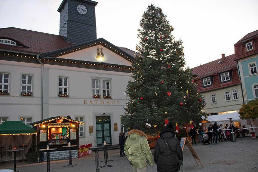 Weihnachtsmarkt in Bad Frankenhausen er&ouml;ffnet