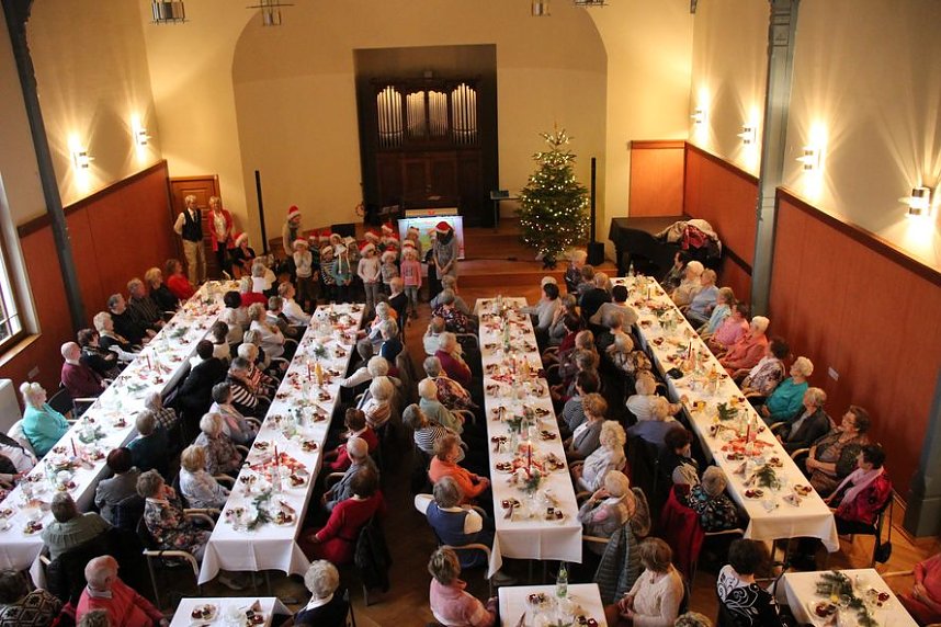 Ansturm auf die Seniorenweihnachtsfeier
