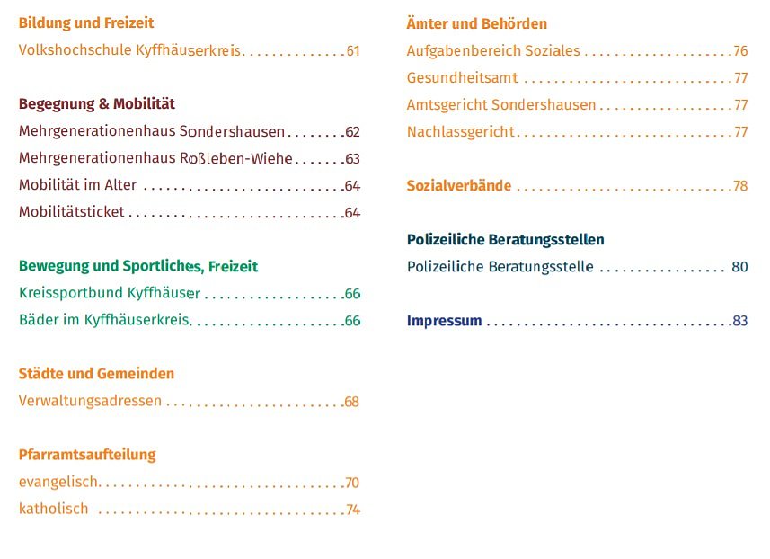Neue Brosch&uuml;re zum &Auml;lter werden