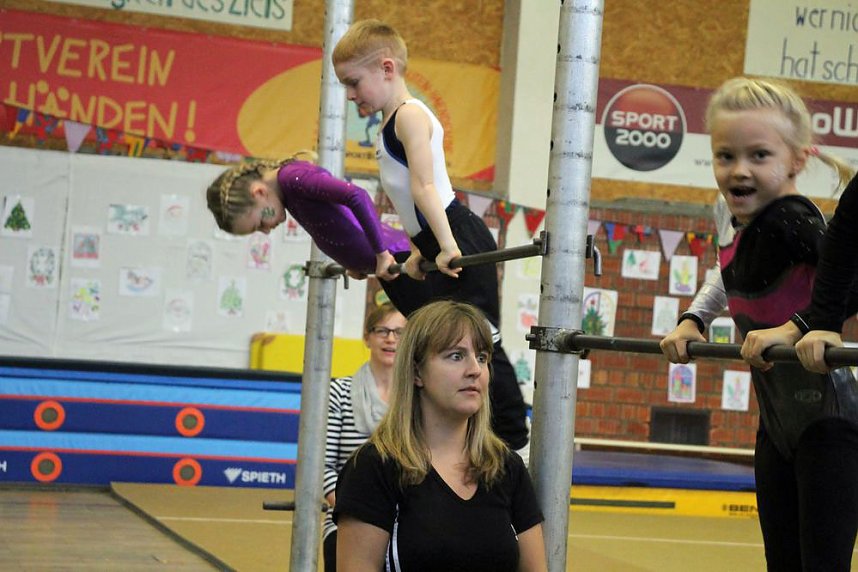 Andrang bei Weihnachtsturnen