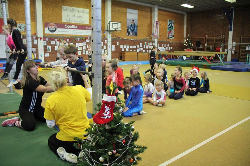 Andrang bei Weihnachtsturnen