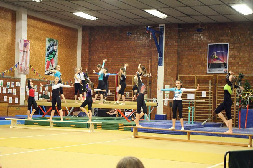 Andrang bei Weihnachtsturnen