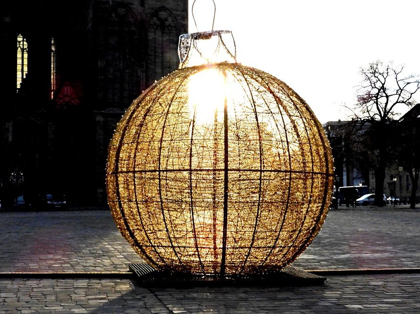 Installation vor dem Magdeburger Dom