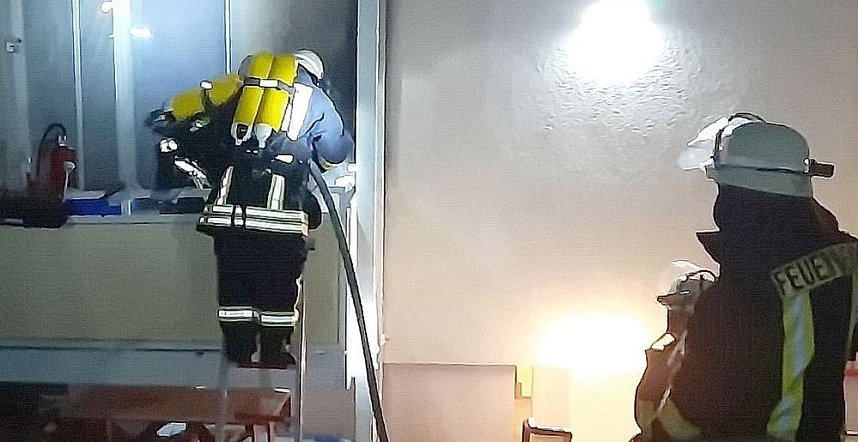 Balkonbrand in Sondershausen