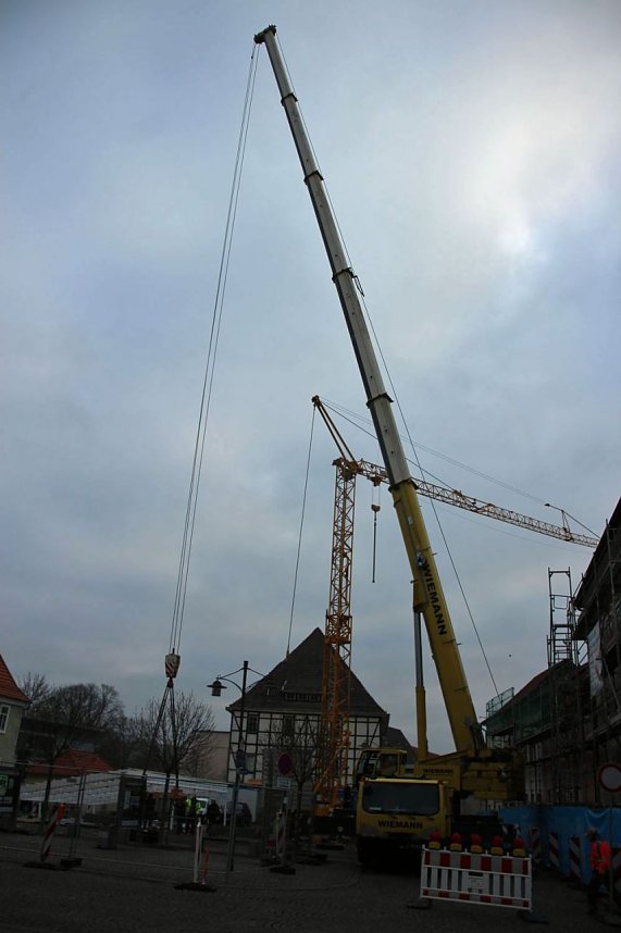 Dachger&uuml;st wird aufgesetzt