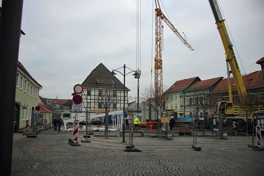 Dachger&uuml;st wird aufgesetzt