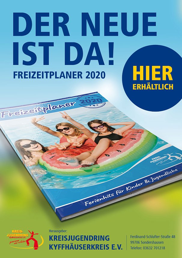 Der neue Freizeitplaner ist da!