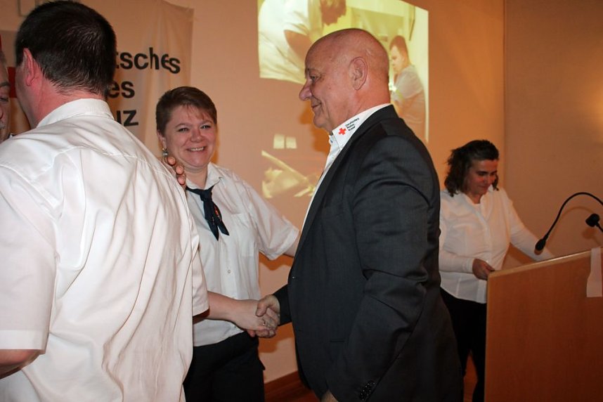 Pr&uuml;fung als Sanit&auml;ter bestanden