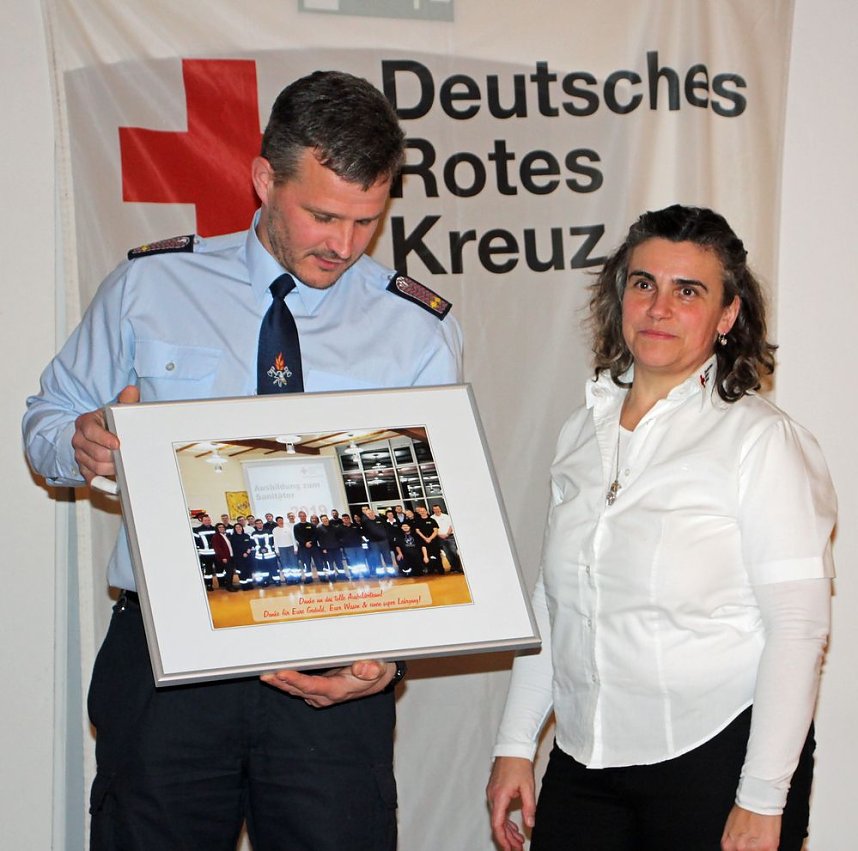 Pr&uuml;fung als Sanit&auml;ter bestanden