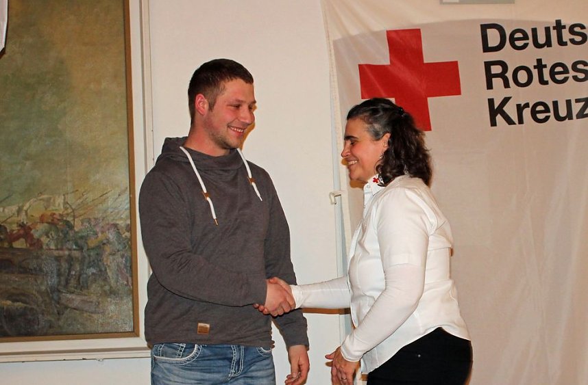 Pr&uuml;fung als Sanit&auml;ter bestanden