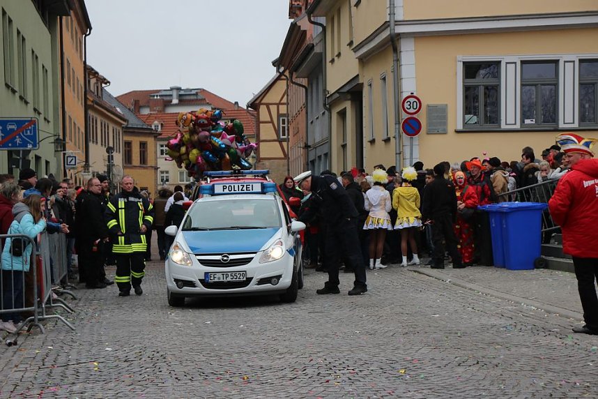 Rosenmontag auf dem Markt Sondershausen