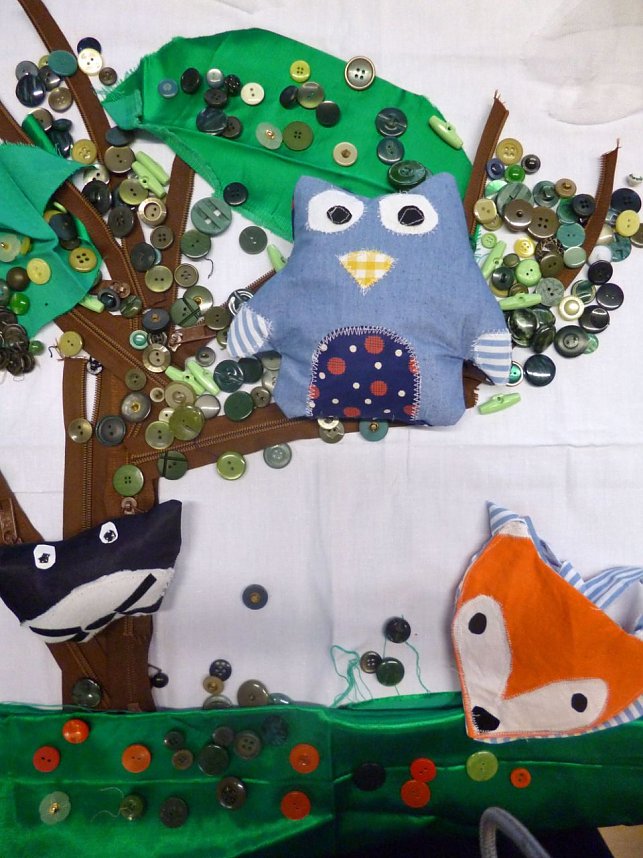 Kreatives N&auml;hen f&uuml;r Kinder in den Winterferien