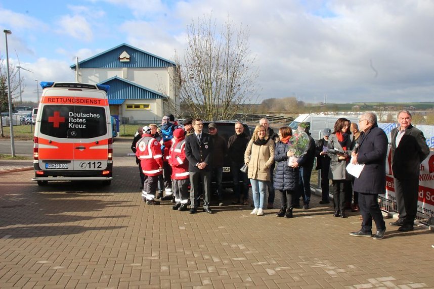 Neue Rettungswache &uuml;bergeben