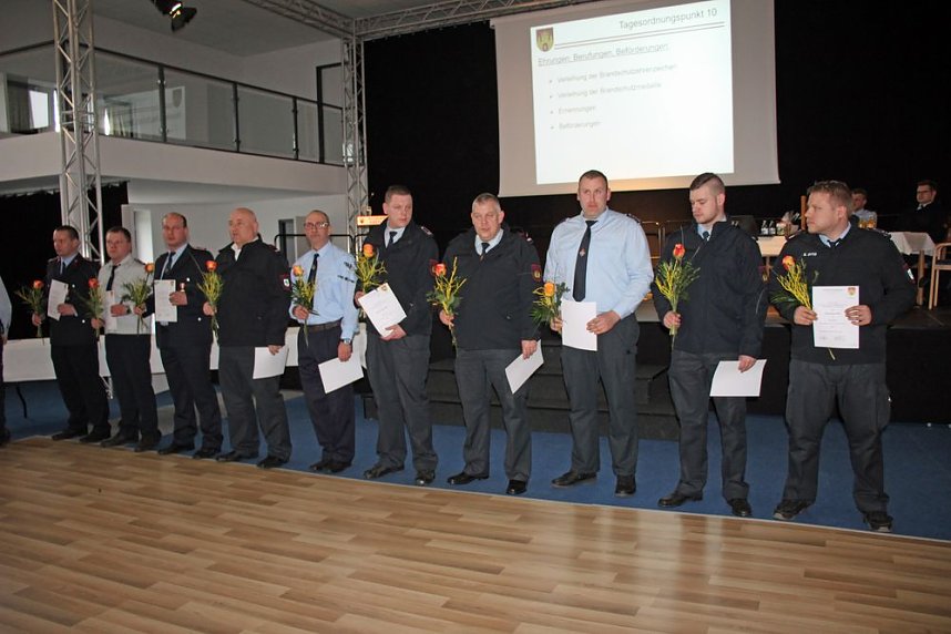 Gemeinsame Jahreshauptversammlung der FFW Bad Frankenhausens