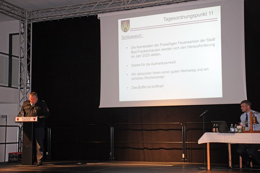 Gemeinsame Jahreshauptversammlung der FFW Bad Frankenhausens