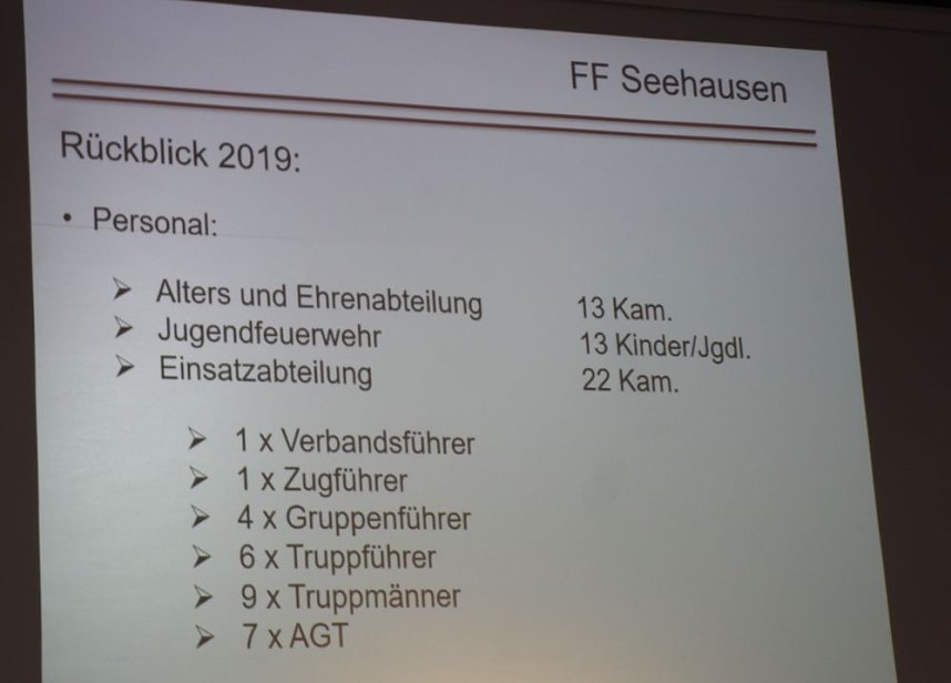 Gemeinsame Jahreshauptversammlung der FFW Bad Frankenhausens