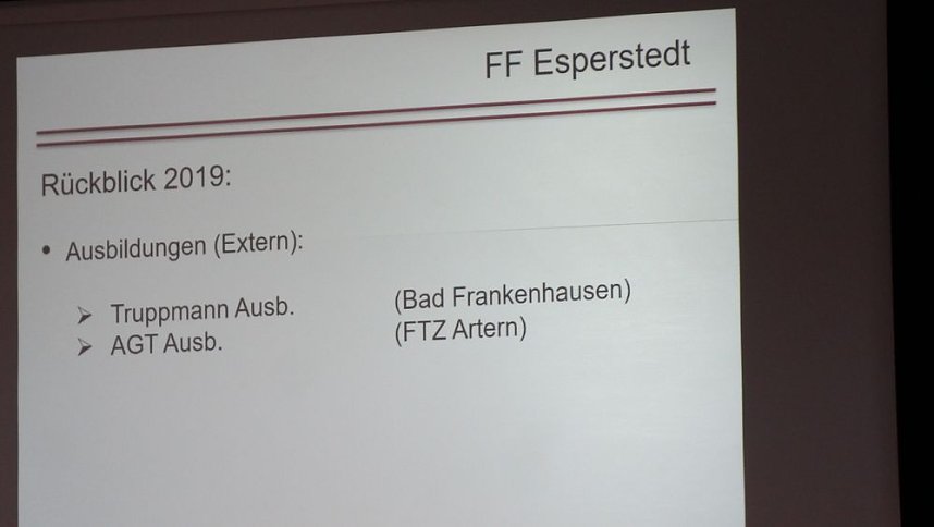 Gemeinsame Jahreshauptversammlung der FFW Bad Frankenhausens