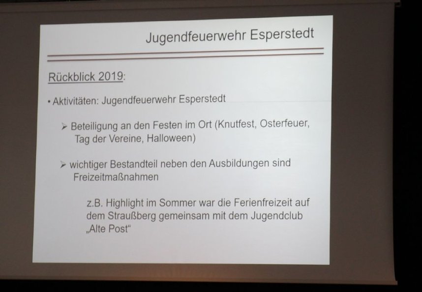 Gemeinsame Jahreshauptversammlung der FFW Bad Frankenhausens