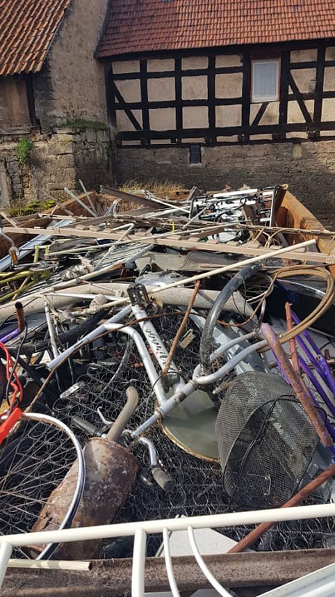 Schrottaktion 2.0 der Feuerwehr Clingen