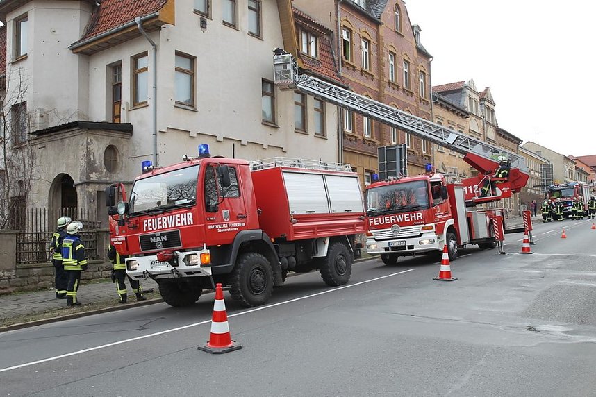 Eins&auml;tze der Feuerwehr in Sondershausen