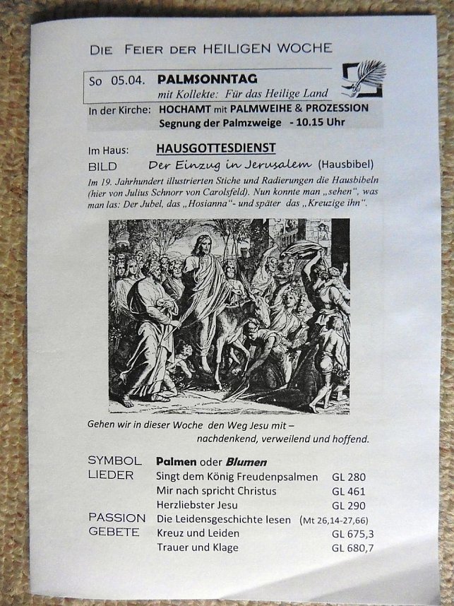 Neue Wege beim Gottesdienst