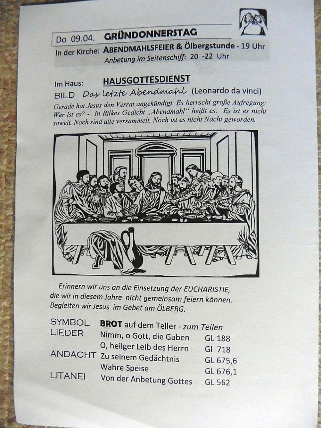 Neue Wege beim Gottesdienst