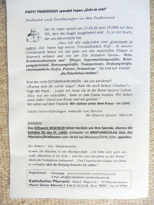 Neue Wege beim Gottesdienst