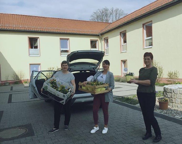 Ein Blumengru&szlig; zu Ostern!