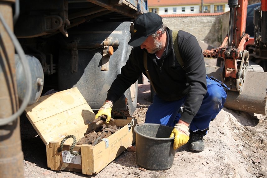 Munitionsfund in Sondershausen