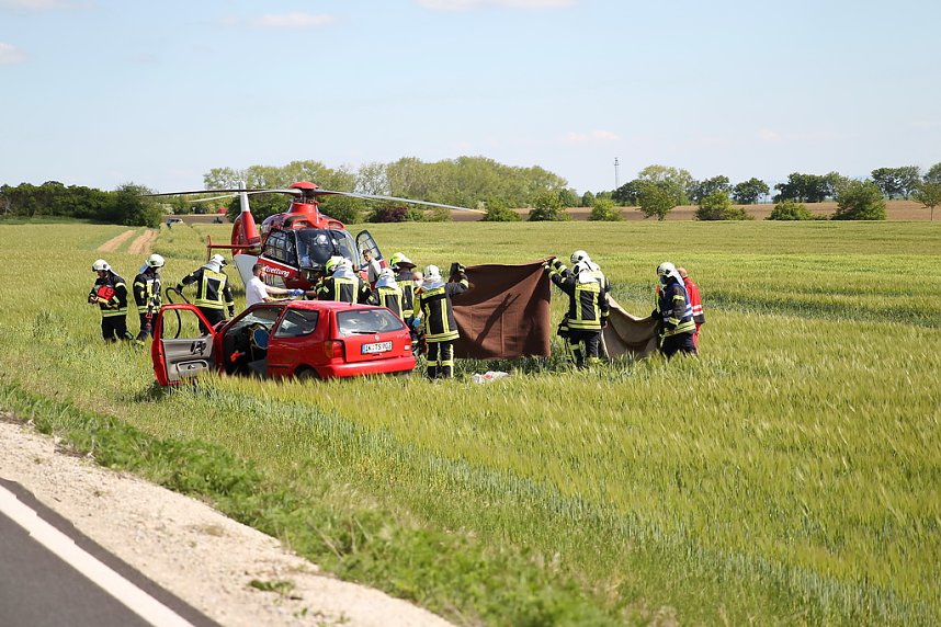 Schwerer Verkehrsunfall auf der B4