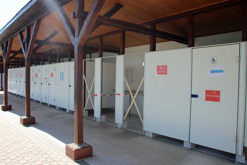 Ansturm aufs Bergbad