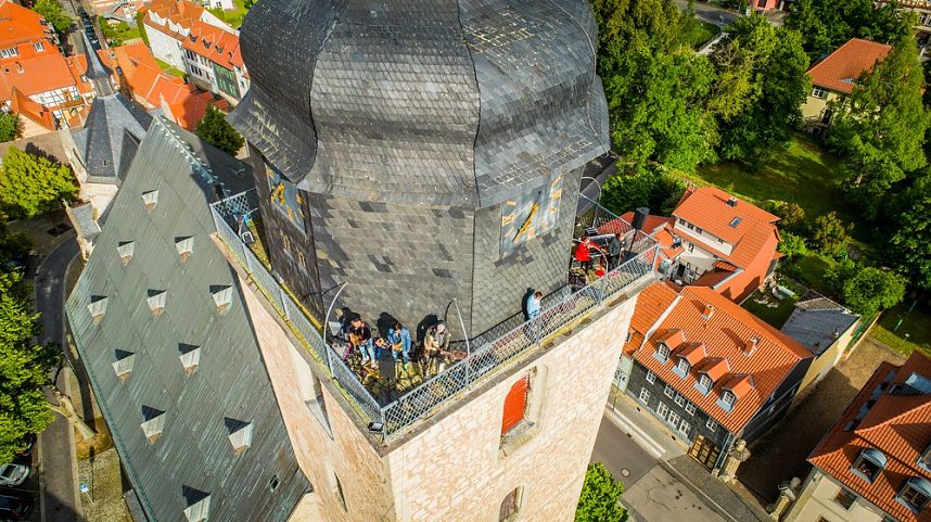 Konzert vom Turm der Trinitatiskirche