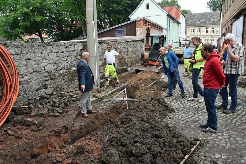 Zum Breitbandausbau in Greu&szlig;en