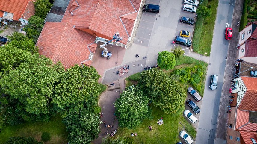 Eindrucksvolle Aufnahmen vom Hebeb&uuml;hnenkonzert
