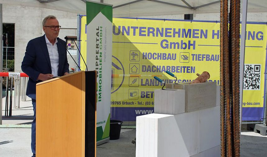 Grundsteinlegung am Wippertor