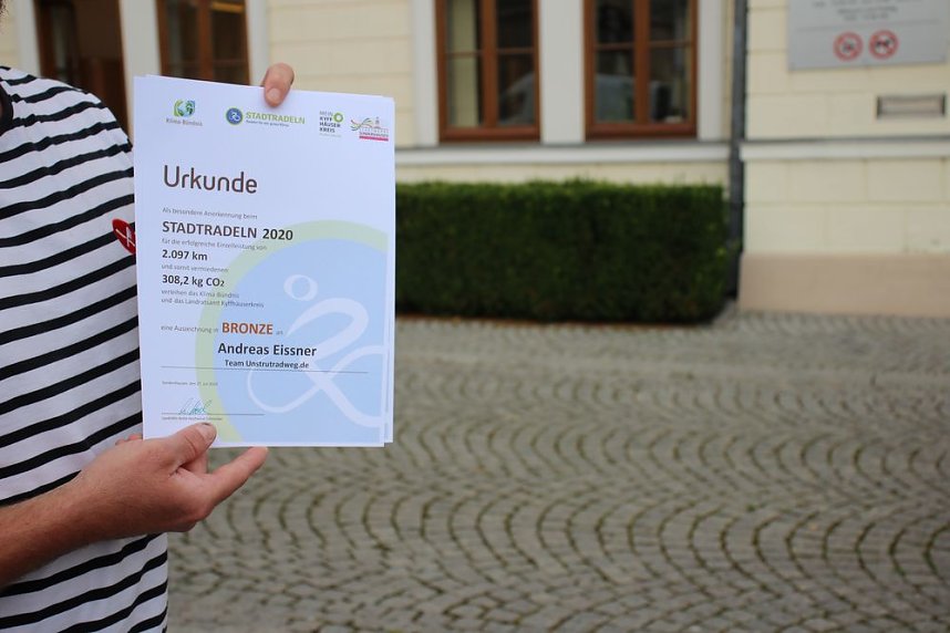 Auszeichnung der besten Radler