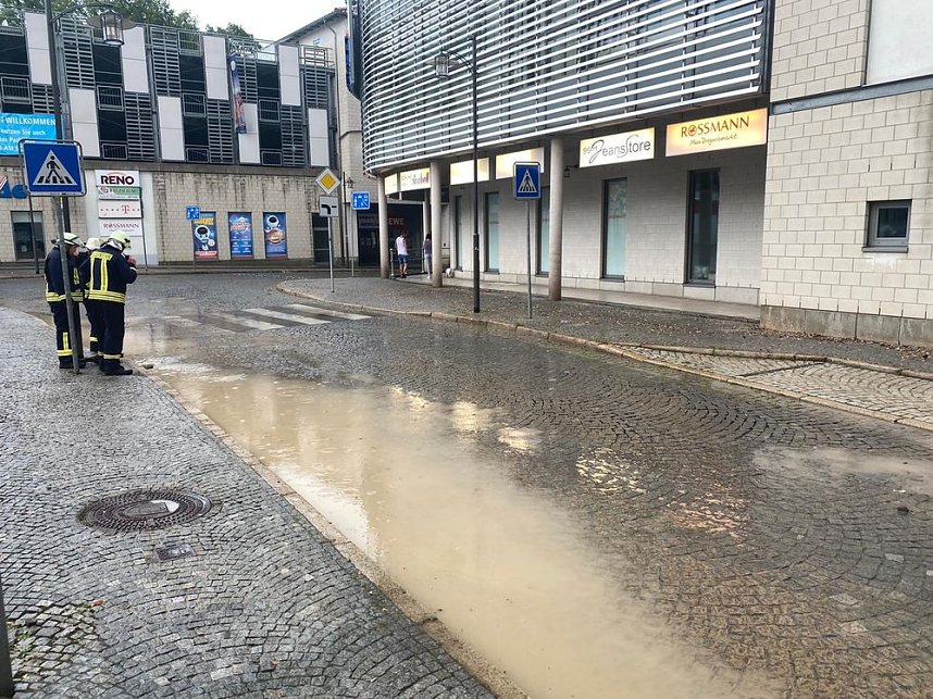 Viel Regen in kurzer Zeit: Feuerwehr im Einsatz