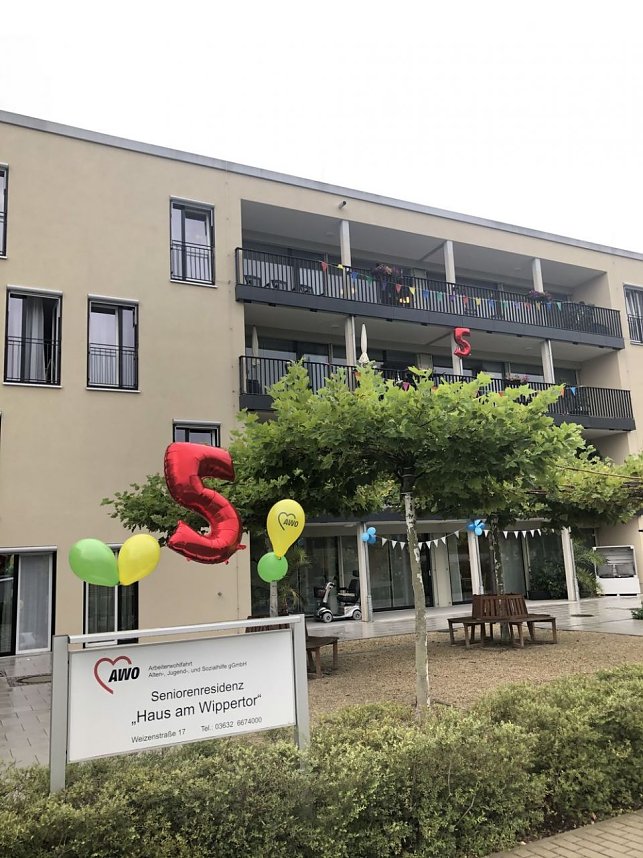 F&uuml;nften Geburtstag gefeiert