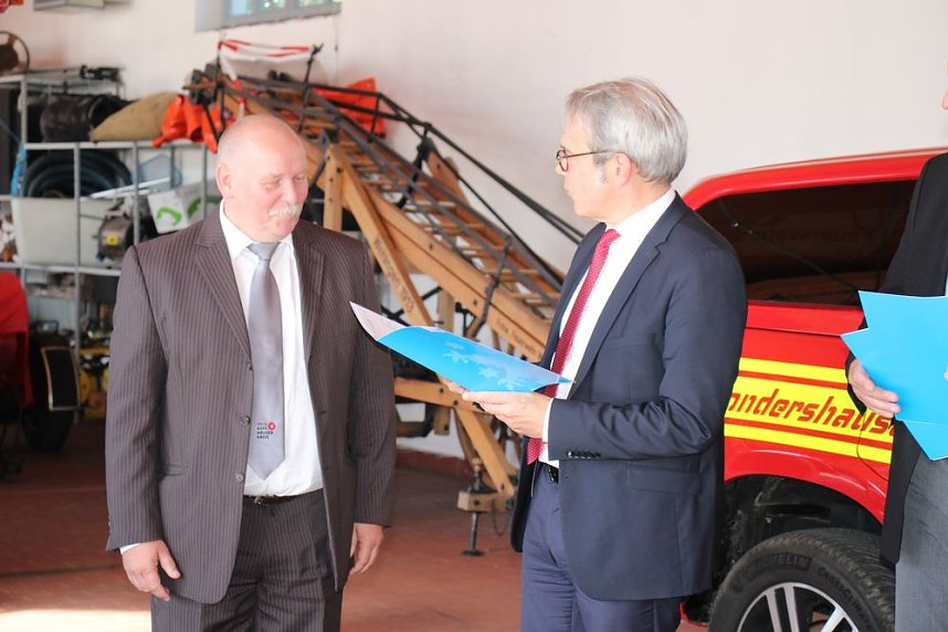 Gleich vier F&ouml;rderbescheide gingen in den Kyffh&auml;userkreis