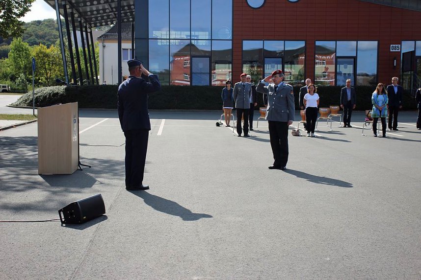 Verabschiedungsappell am Bundeswehrstandort Sondershausen