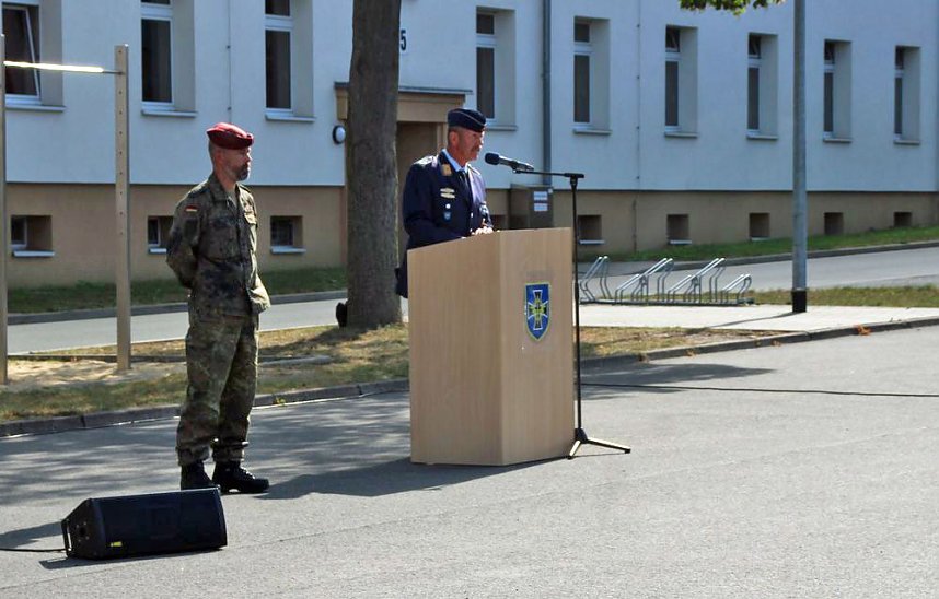 Verabschiedungsappell am Bundeswehrstandort Sondershausen