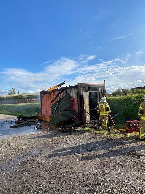 Brandeinsatz in Ro&szlig;leben