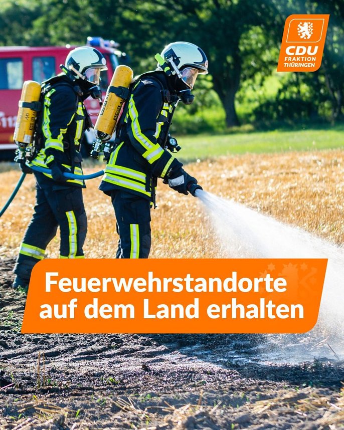 Schard setzt sich f&uuml;r Freiwillige Feuerwehren im Kyffh&auml;userkreis ein