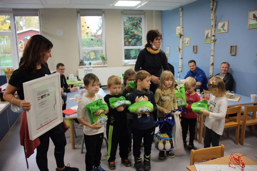 Evangelische Kita Arche Noah in Gro&szlig;furra erh&auml;lt Qualit&auml;tssiegel