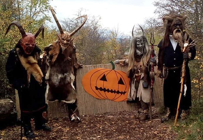 Zu Halloween im Zoo Park